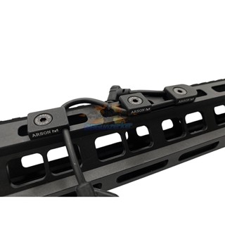 ตัวจัดเก็บสายไฟสวิทช์หางหนู M-Lok Wire Guide System สำหรับราง M-Lok