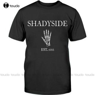 เสื้อยืดวินเทจ ใหม่กลัวถนนกลัวถนน Est 1666 Shadyside Unisex เสื้อยืดของขวัญสําหรับแฟนทีเสื้อ Unisex