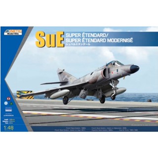 โมเดลเครื่องบินรบ Kinetic Model 1/48 KI-K48061 SuE Super Étendard / Super Étendard Modernis