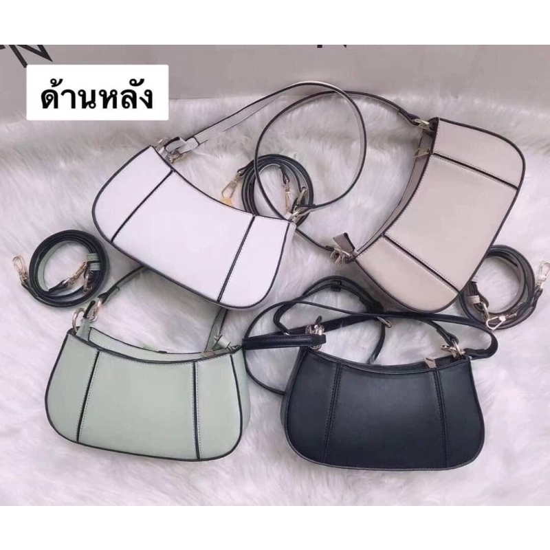 พร้อมส่ง 💓 กระเป๋าสะพายข้าง LYN ทรง hobo รุ่นใหม่  ทรงสวยคล้องไหล่สะพายข้าง งานตามหา กระเป๋าlyn ทรงพอช  สุดฮิต ✨รหัส LH