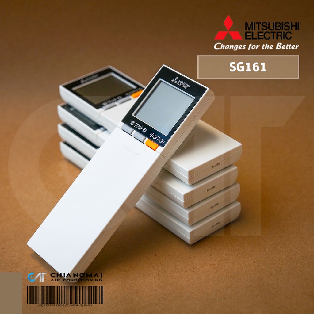 SG161 รีโมทแอร์ Mitsubishi Electric ใช้แทนตัวเดิมได้ เช่น รุ่น ECONO และ รุ่น INVERTER ได้หลายรุ่น (ตัวผลิตสำหรับเครื...