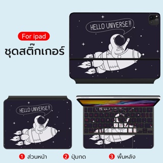 Magic Keyboard Sticker สติ๊กเกอร์แป้นพิมพ์เมจิกสำหรับ iPad Pro 11/12.9 นิ้ว ฟิล์มสีแป้นพิมพ์ สติ๊กเกอร์แป้นพิมพ์แท็บเล็ต