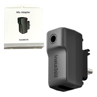 Insta360 Official X3 Mic Adapter CINSBAQ/A  ( Black )