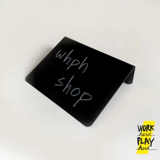 WHPH Shop ป้ายราคา DIY เขียนข้อความเองได้ ลบแล้วเขียนใหม่ได้ ป้ายตั้งโต๊ะ สไตล์ minimal