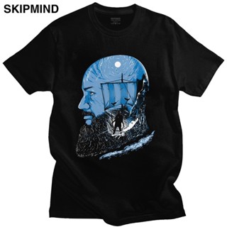 เสื้อยืดสวยๆ Camiseta del rey Ragnar Lothbrok para hombres, camisa de manga corta con cuello redondo, Vikingo, de verano