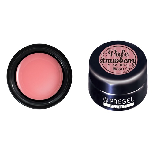 Pregel Color Gel Pot S890 Pale Strawberry 3 gr / Gel Pot Pink Sheer Nail Polish by PREGEL JAPAN