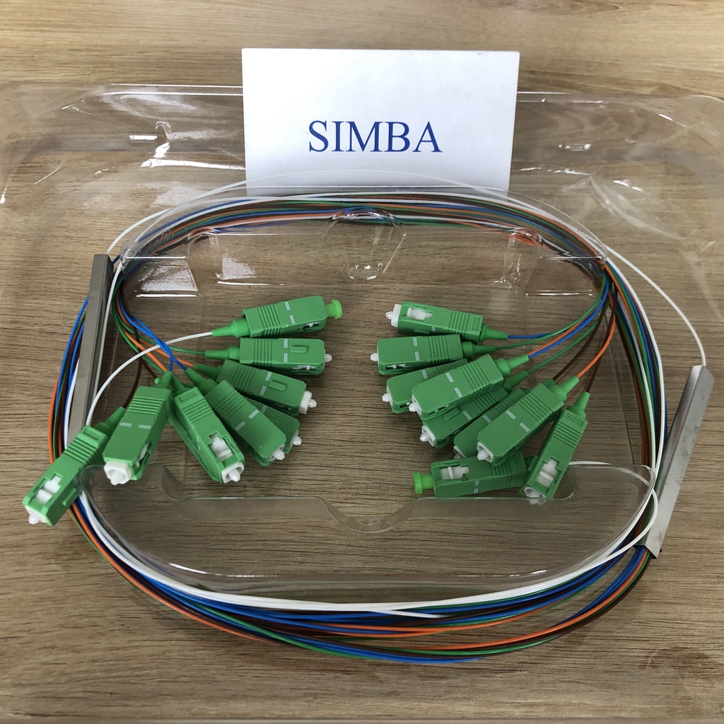 [VAT] 01 Tube-type 1x8 Optical Splitter แยกพอร์ตออปติคอลคุณภาพสูง 1 ถึง 8