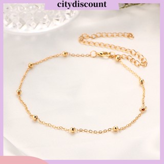 &lt;citydiscount&gt;  City✲ Women Beaded Chain Choker Satellite Chain Necklace