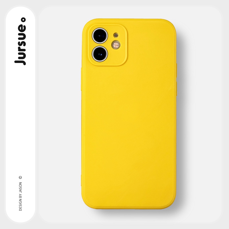 JURSUE เคสไอโฟน เคสซิลิโคนนุ่มกันกระแทก เคสโทรศัพท์ Compatible for iPhone 15 14 13 12 11 Pro Max SE 2020 X XR XS 8 7 6 6S Plus พลัส YCS3