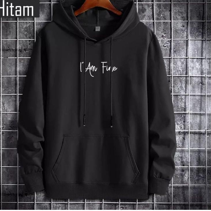 Trusted Hoodie/jacket/sweater log I AM FINE ผู้ชายผู้หญิง