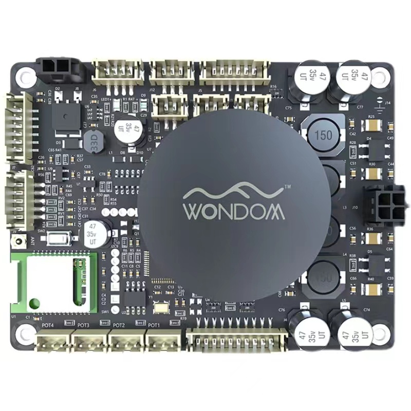 Wondom  JAB3 แอมป์จิ๋ว บลูทูธ 5.0 บอร์ดเครื่องขยายเสียงซับวูฟเฟอร์ 2*50W DSP amplifier bluetooth คลา