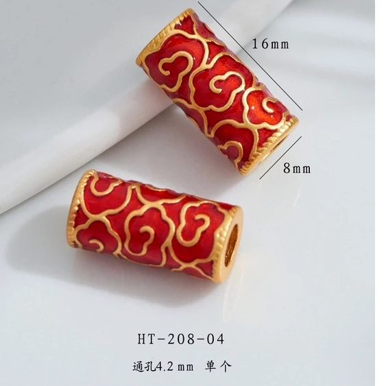 สร้อยข้อมือลูกปัดสีทอง สไตล์โบราณ เจ้าหน้าที่สวรรค์ thumbnail 4
