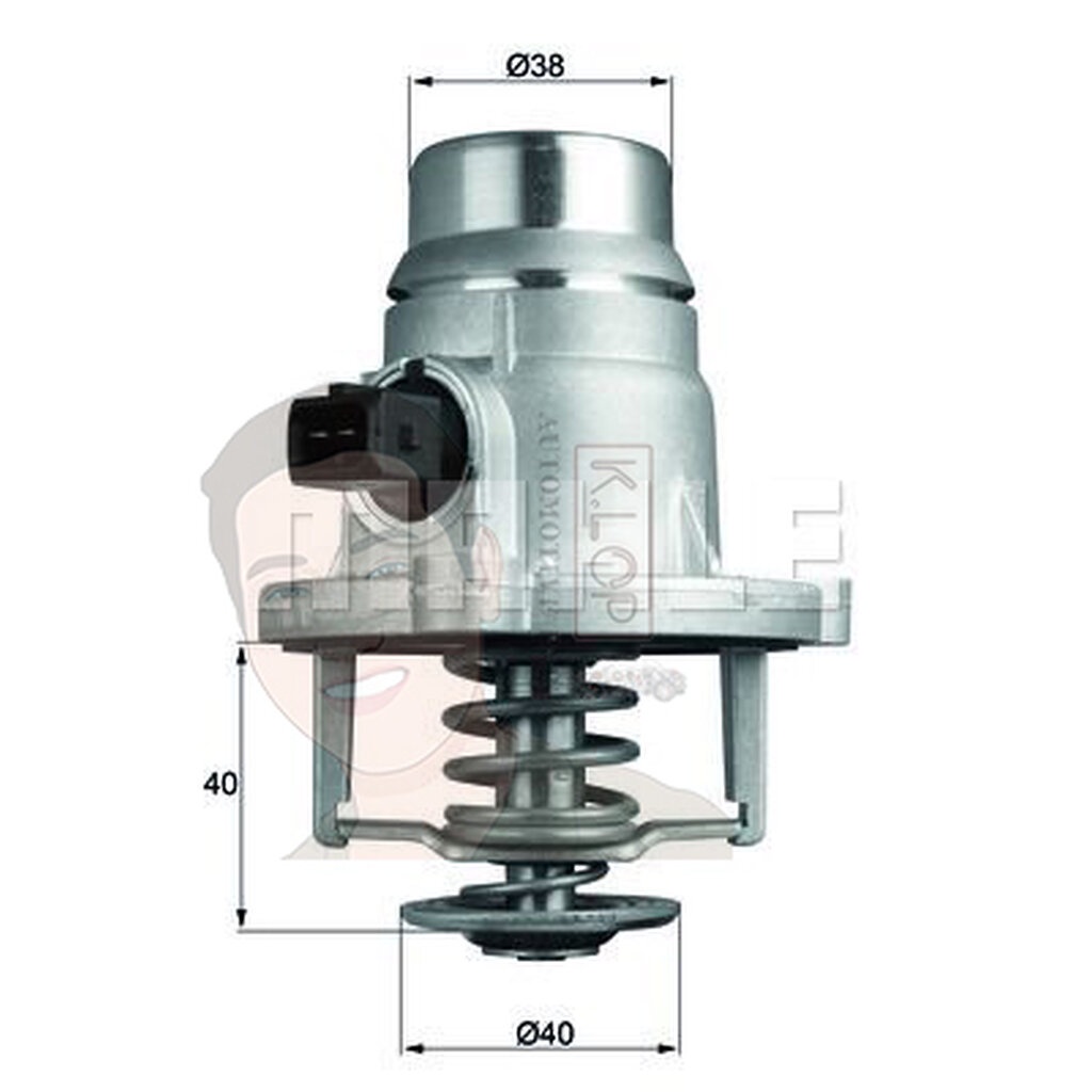 TM 27 105 วาลว์น้ำควบคุมไฟฟ้า N62 N54 N63 ร่นุ ใหญ่ / 5 (E60 F10 F18) 7 (E65-7 F01) X (E53 E70 F15) 