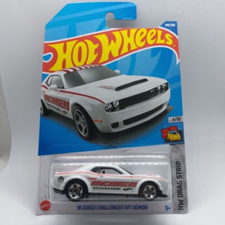 รถเหล็ก Hotwheels 18 DODGE CHALLENGER SRT DEMON (ib37)