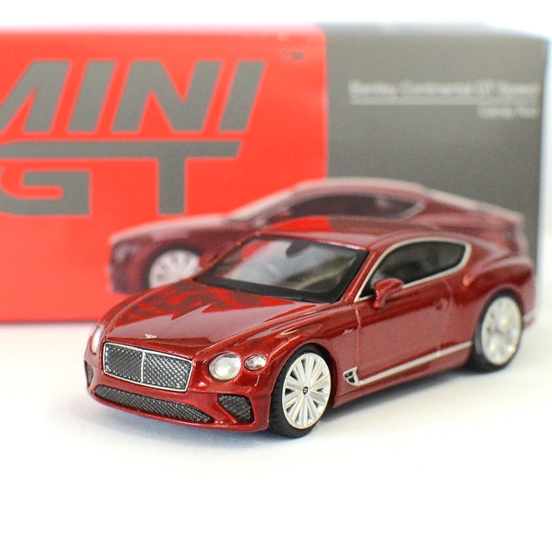 MINI GT 1/64 420 BENTLEY CONTINENTAL GT SPEED 2022 CANDY RED