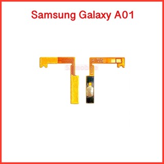 แพรปุ่มสวิตซ์ เปิด-ปิด Samsung galaxy A01 , A105F