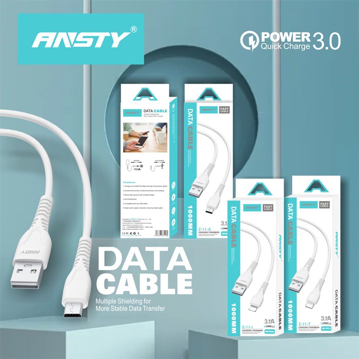 ANSTY Z-011 3A USB DATA CABLE