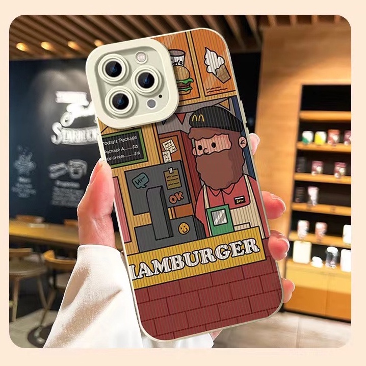 silicone soft case a bearded clerk เคส compatible for iPhone 14 pro max 13 pro max 12 pro max 11 pro max ix xr xs max case #6