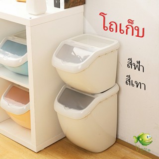 YOYO ถังข้าว ถังใส่อาหารสัตว์เลี้ยง  ป้องกันความชื้น ป้องกันแมลงเข้า  pet Storage bucket