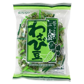 Kasugai Wasabi Peas &amp; Beans 265g. คาสึไก วาซาบิ 2ถั่วและถั่ว 65กรัม.