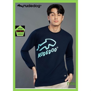 Rudedog เสื้อแขนยาว ชาย หญิง รุ่น Black splash สีกรม