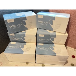 [ของแท้/พร้อมส่ง] Welcare หน้ากากอนามัยเวลแคร์ แบบกล่อง 50 ชิ้น มี 4 สีให้เลือก