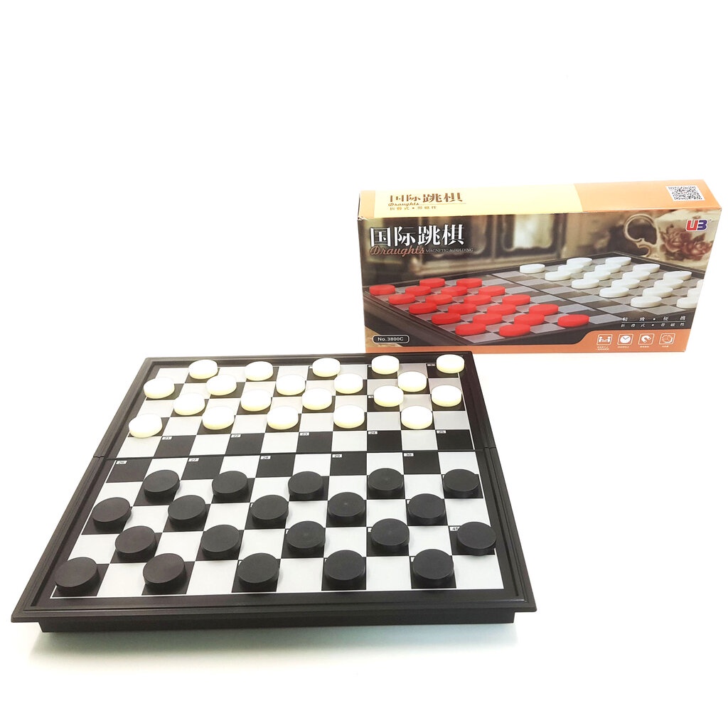 [Toytorich]หมากฮอสแม่เหล็ก 20 ตัวเดิน กระดาน 10x10 ช่อง No.3800C (Checker)