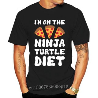 ขายดี!คลาสสิกและไม่เหมือนใคร I&amp;amp;#39; m On The Ninja Turtle Diet s เสื้อยืด สําหรับผู้ชาย CJimoa08HFamgm20S-5XL