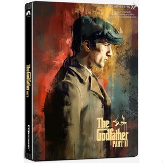 Godfather Part II, The /เดอะ ก็อตฟาเธอร์ ภาค 2 (4K+Blu-ray Steelbook) (4K มีซับไทย / BD มีเสียงไทย/มีซับไทย) (Boomerang)