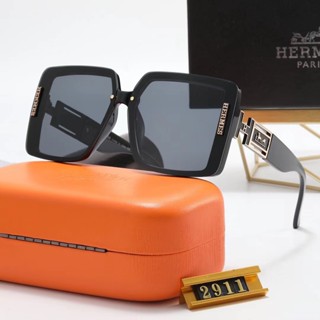 HERMES แว่นตากันแดด เลนส์โพลาไรซ์ ป้องกันรังสี UV400 หรูหรา แบบเรียบง่าย สไตล์เรโทร แฟชั่นยอดนิยม สําหรับผู้ชาย และผู้หญิง 2022