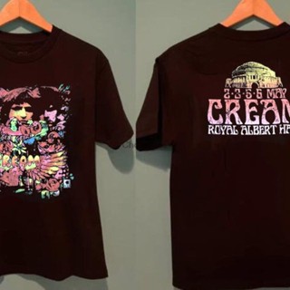 เสื้อยืดพิมพ์ลายแฟชั่น เสื้อยืด พิมพ์ลาย Disraeli Gears Royal Albert Hall Band 2005 สไตล์วินเทจ ขนาดใหญ่ BYTE WLWZ