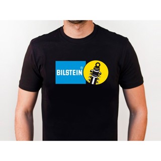 เสื้อยืดแขนสั้น คอกลม พิมพ์ลาย Bilstein สีดํา สไตล์คลาสสิก สําหรับผู้ชาย FCohal90JHkaol85S-5XL