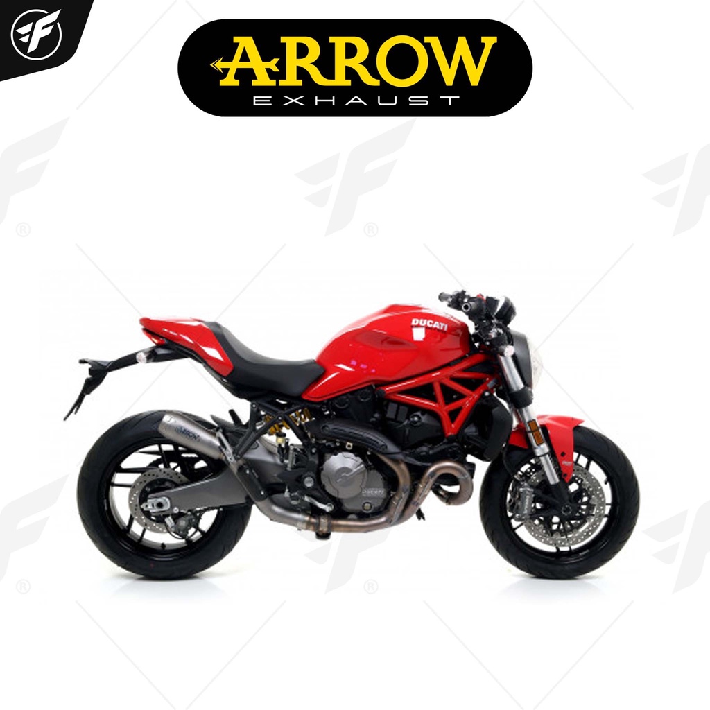 ท่อสูตร/ท่อแต่ง/ท่อไอเสีย Arrow Slip on moto GP : for Ducati Monster 1200 14-16/17-19/R