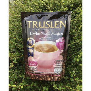 TRUSLEN COFFEE PLUS COLLAGEN ทรูสเลน คอฟฟี่ พลัส คอลลาเจน (1 ถุงมี 15 ซอง)