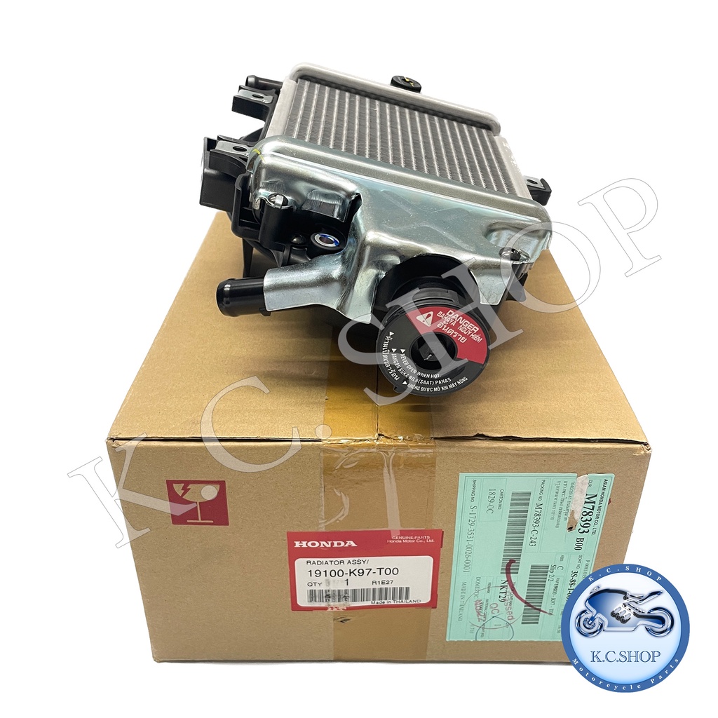 หม้อน้ำ PCX 150 2018-2020 รุุ่นไฟหน้า LED แท้ศูนย์ HONDA 100% 19100-K97-T00