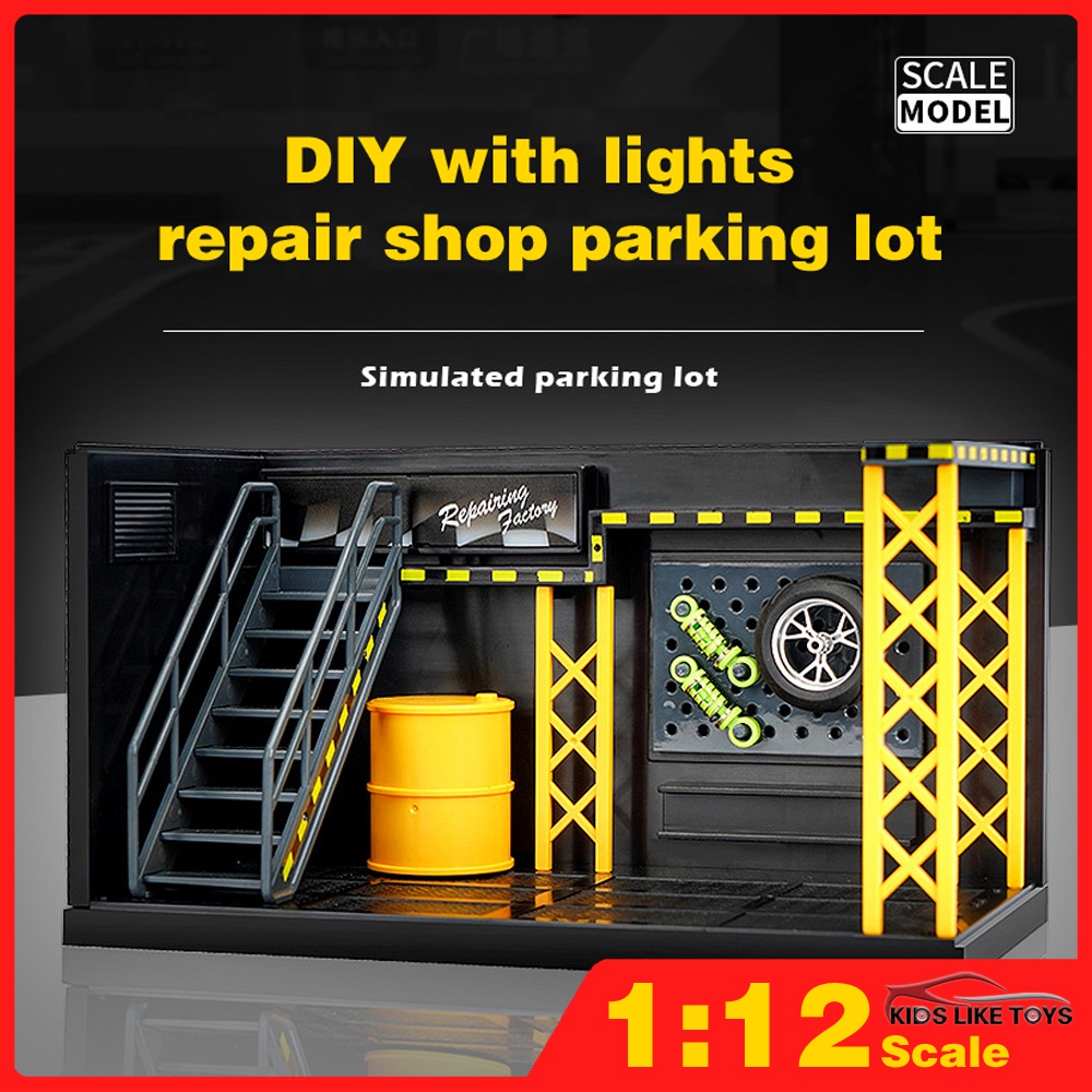Klt โมเดลรถมอเตอร์ไซค์จําลอง อัลลอย พร้อมไฟ สเกล 1/12 DIY สําหรับเด็ก ของขวัญวันเกิด