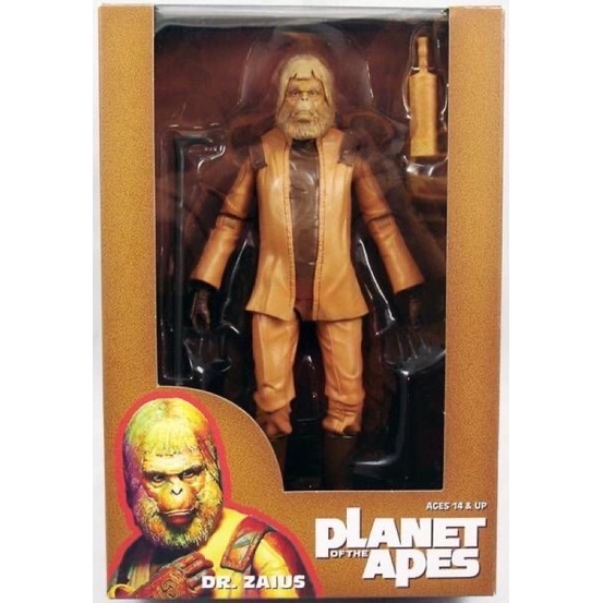 NECA Dr. Zaius Planet of the Apes Series 1 Action Figure 18 cm (งานแท้เก่าเก็บ เกือบ 10 ปี)