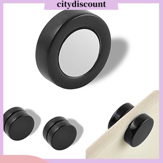 &lt;citydiscount&gt;  City_ ต่างหูแบบติดหู แม่เหล็ก ทรงกลม ไม่ต้องเจาะ สําหรับผู้ชาย 1 คู่