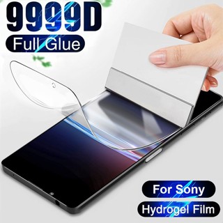 Sony Xperia Pro-I 1 10 III 5 II XZ1 XZ2 XZ3 XZ4 XZ Premium XA2 Ultra XA3 Ace II Soft Hydrogel Film Full Cover Screen Protector