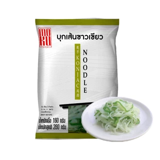MOKU บุกเพื่อสุขภาพ 160g บุกข้าว บุกเส้น เส้นใหญ่ บะหมี่ สปาเก็ตตี้ เส้นแบน คีโต คลีน Keto clean konjic shinach noodle