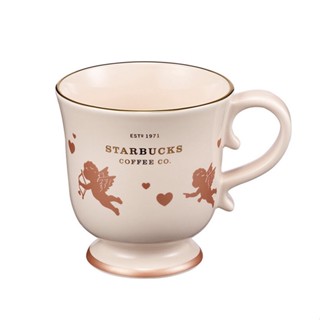 🎀【พร้อมส่ง】 2021 แก้วสตาร์บัคส์เกาหลี Starbucks Korea Cupid Angel Mug 355ml/ 12oz