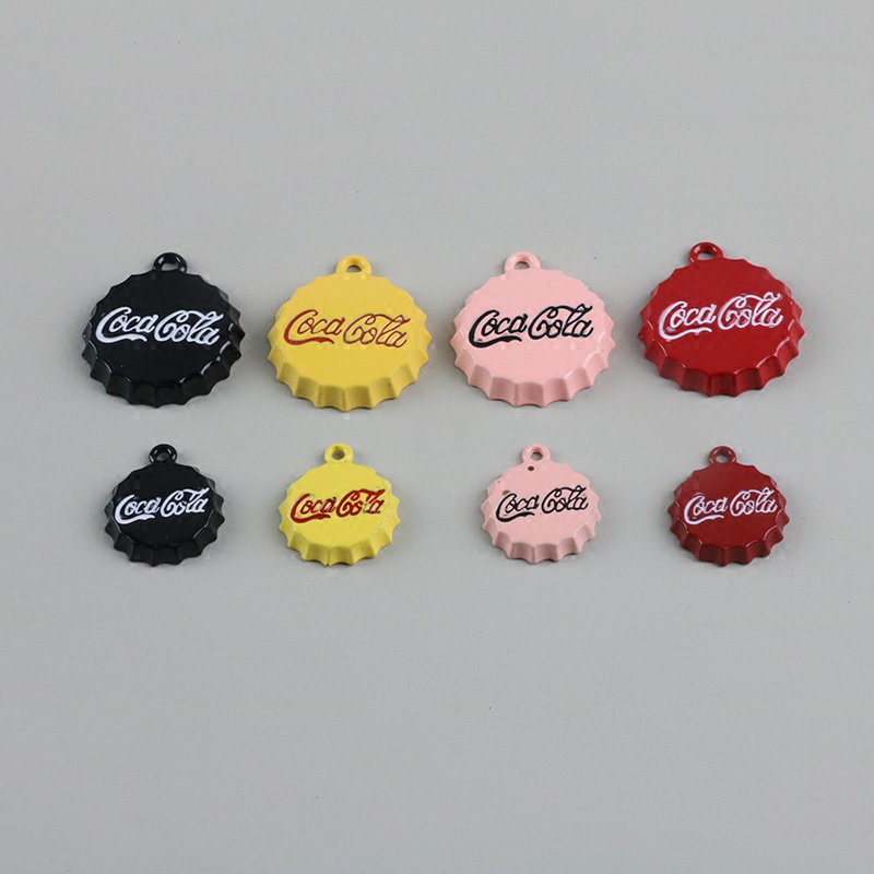 จี้พวงกุญแจ รูปขวดโคล่า แฮนด์เมด ขนาดเล็ก DIY