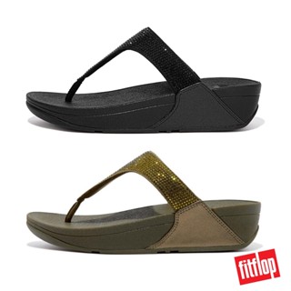 [ลิขสิทธิ์แท้] FITFLOP Womens LULU Crystal Toe-Post Sandals รุ่นฮิต รองเท้าแตะ ฟิตฟลอป ผู้หญิง แท้ EC5