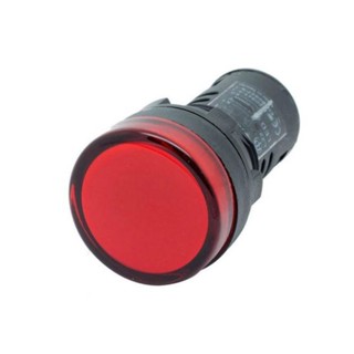 Pilot lamp สีแดง ขนาด 22 mm ไฟตู้คอนโทรล LED power led AD16-22D/S AD16-22DS universal signal light