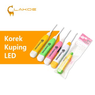 LAKOEOFFICIALMALL Korek Kuping Led Baby Ear Pick Pembersih Telinga Bayi