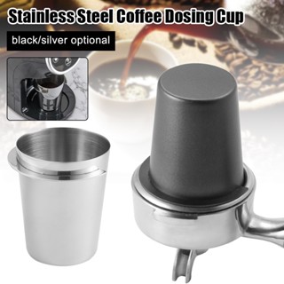 ☕ถ้วยโดสกาแฟ สแตนเลส 304 Dosing cup รองผงกาแฟ จากเรื่องบด สำหรับด้ามชง 51/58mm