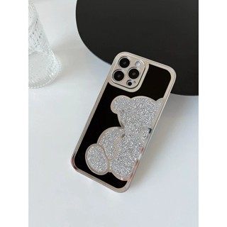 เคสไอโฟนiphone ติดเพชร ลายหมี