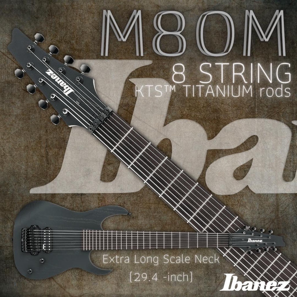 กีตาร์ไฟฟ้า Ibanez M80M-WK (Meshuggah Signature) 8 Strings