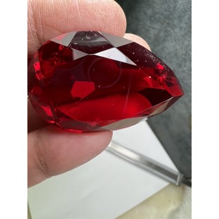 synthetic Ruby 25x40mm 1 pieces weight 80 carats