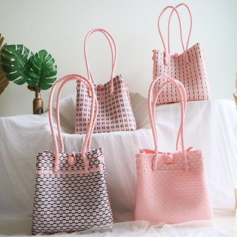 (ตอนที่ 3) PREMIUM JALI BAG / JALI PLASTIC WOVEN BAG / MONOCHROME JALI BAG / MODERN WOVEN BAG